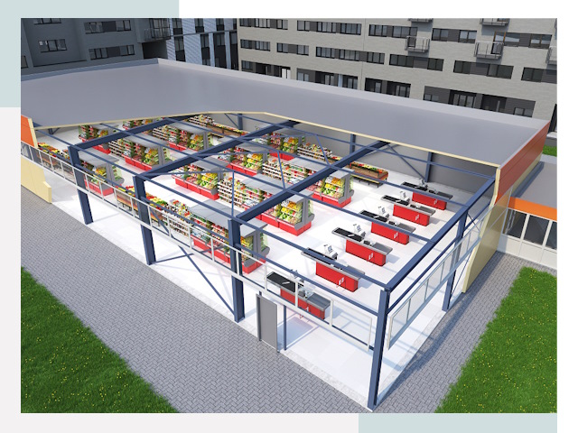 Строительство магазинов в Железнодорожный от 615 руб. за м²