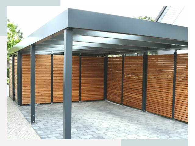 Навесы для парковки в Железнодорожном