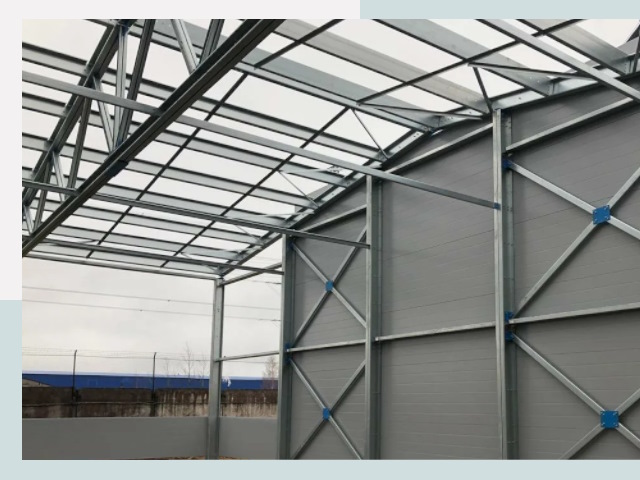 Каркасные ангары от СтальСтрой-Жлз по цене от 615 руб.