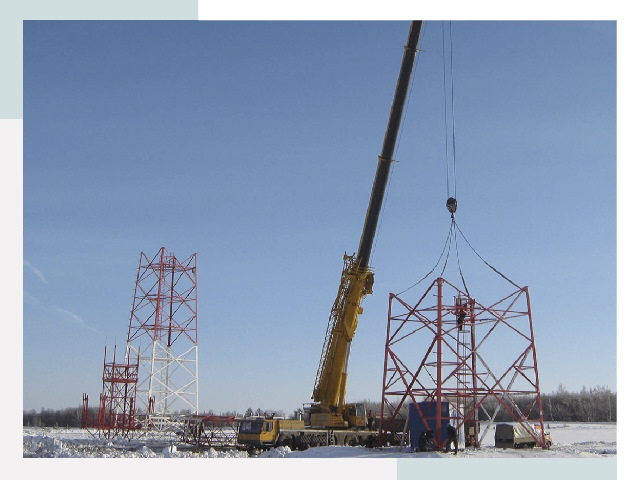 Монтаж вышек связи в Железнодорожном