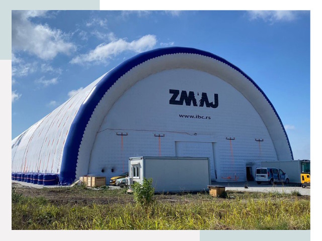 Брендирование ангаров в Железнодорожном