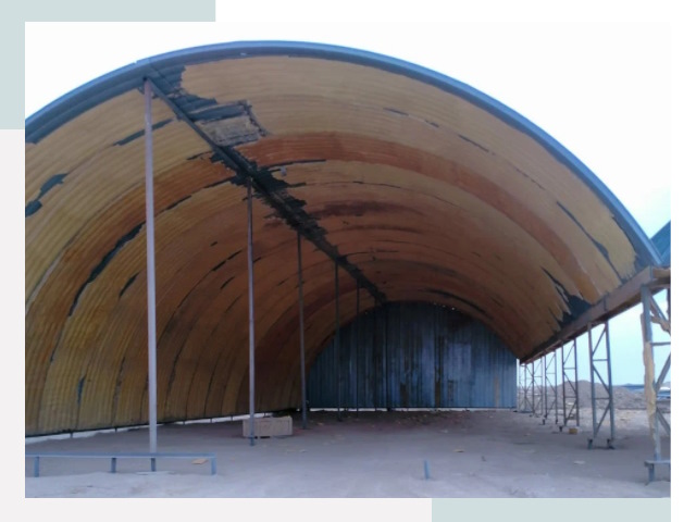 Реконструкция ангаров в Железнодорожном