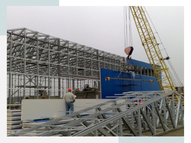 Монтаж ангаров в Железнодорожном