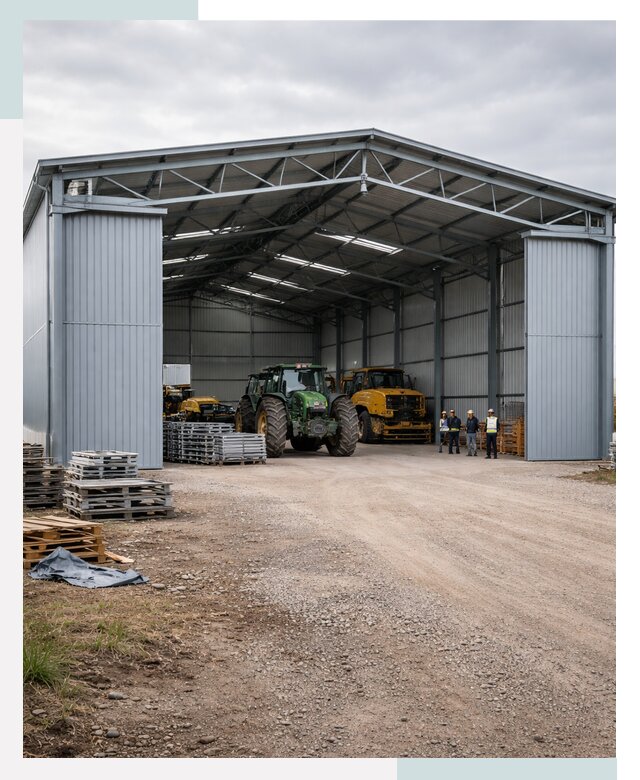 Ангары для сельхозтехники в Железнодорожном от 20508 р. | СтальСтрой-Жлз