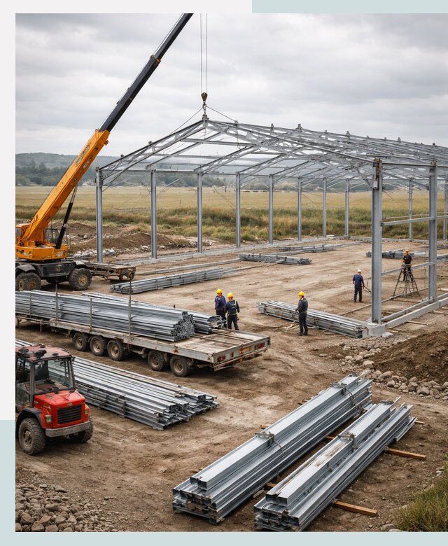 Строительство ангаров для сельхозтехники в Железнодорожном под ключ