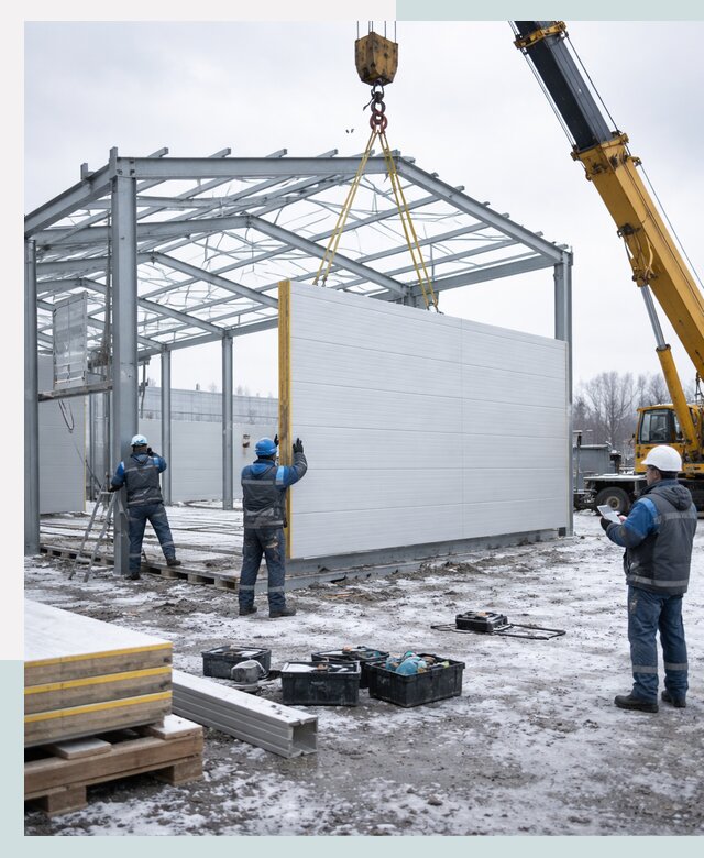 Строительство холодильных складов под ключ в Железнодорожном
