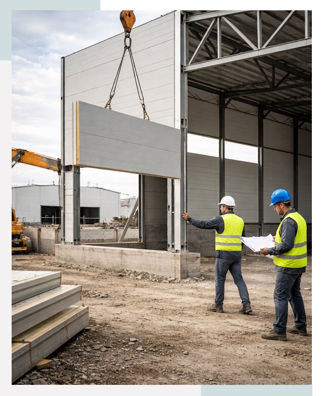 Склад из сэндвич панелей под ключ в Железнодорожном от 9741 р. | СтальСтрой-Жлз