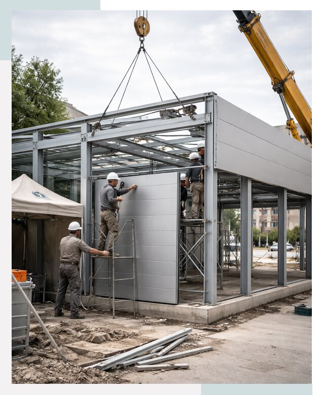 СтальСтрой-Жлз: торговый павильон под ключ в Железнодорожном от 35889 р.