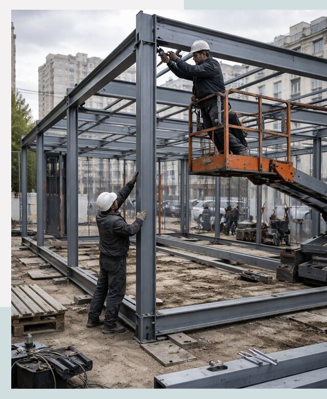 Строительство и монтаж торговых павильонов под ключ в Железнодорожном