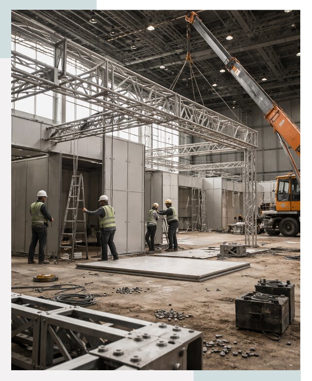 Строительство выставочных павильонов в Железнодорожном от 35889 р.| СтальСтрой-Жлз