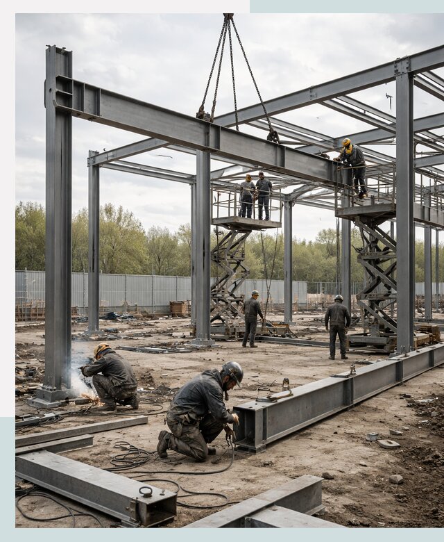 Строительство выставочных павильонов из металлоконструкций в Железнодорожном